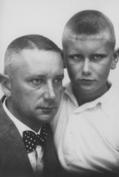 Tadeusz Baird z ojcem